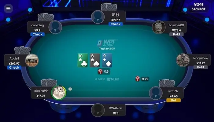 WPT Global table