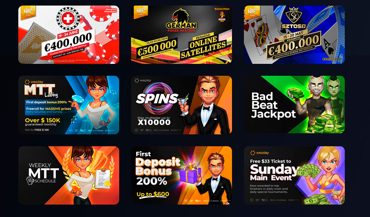 We Play Poker Promo Page