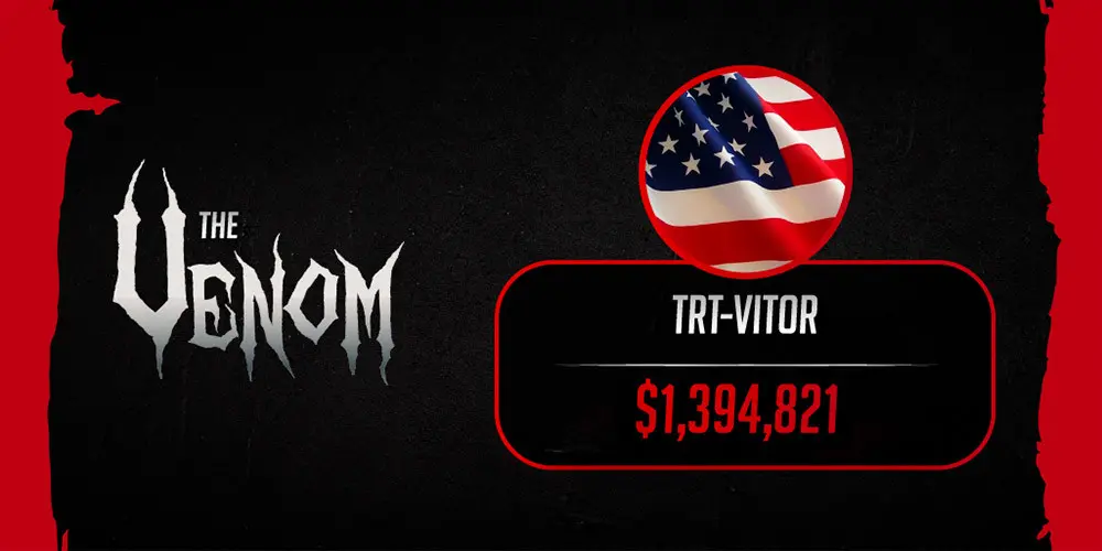 Американец «TRT-Vitor» выиграл в рекордном The Venom $7M GTD