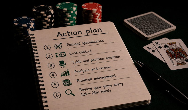 Action Plan for Profitable Online Poker