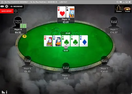 Betsafe Poker Shortdeck Table En