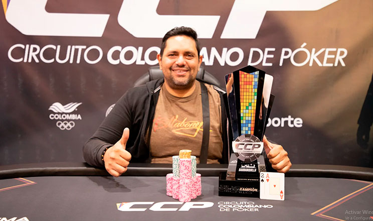 Yesid Royet Campeon En El Evento Principal Circuito Colombiano De Poker
