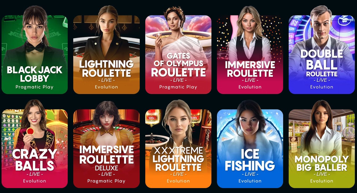 Winna Casino Live Games