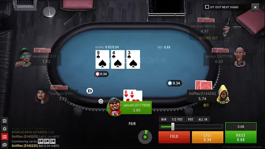 Nitrobetting Poker Holdem Table