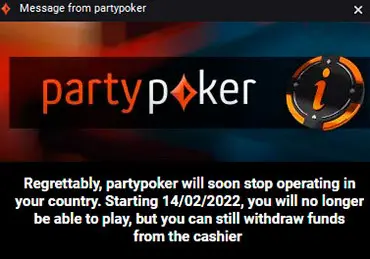 partypoker abandonará Rusia