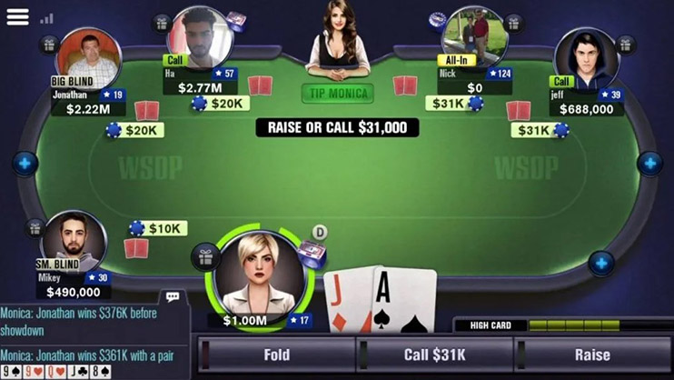 WSOP Free Poker Online Holdem