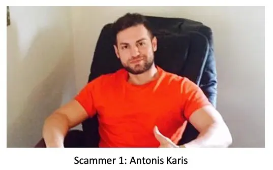 Antonis Karis poker scammer