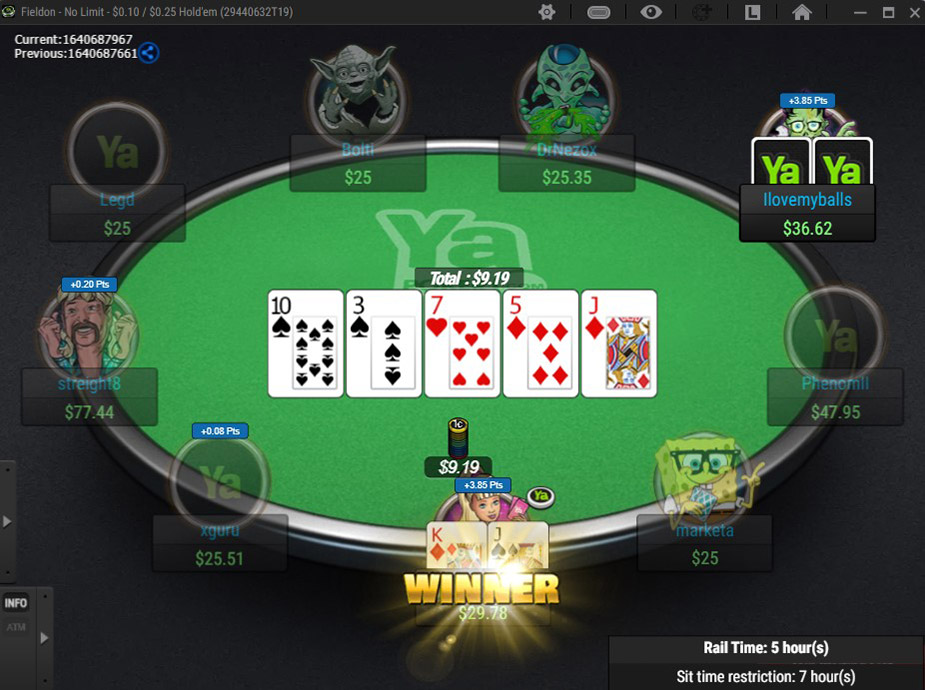Yapoker Holdem 9 Max Lat