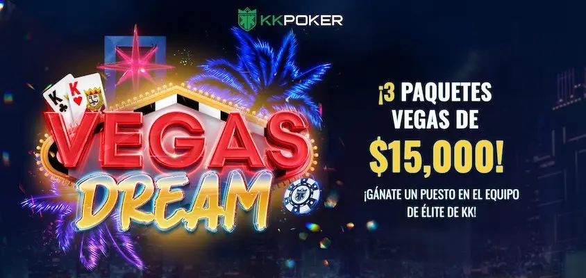 Cumple tu sueño de viajar gratis a Las Vegas en el 2023 con KKPoker