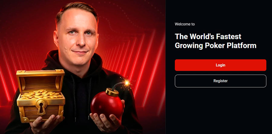 Coin Poker Registration Page