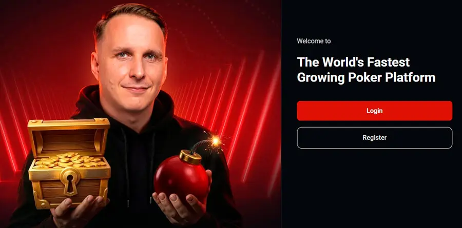 Coin Poker Registration Page