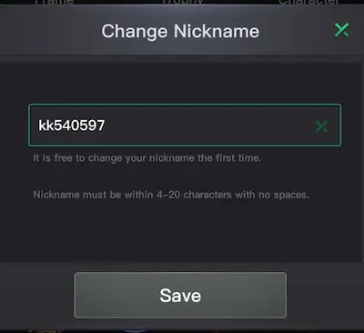 Change Nickname Kk Poker