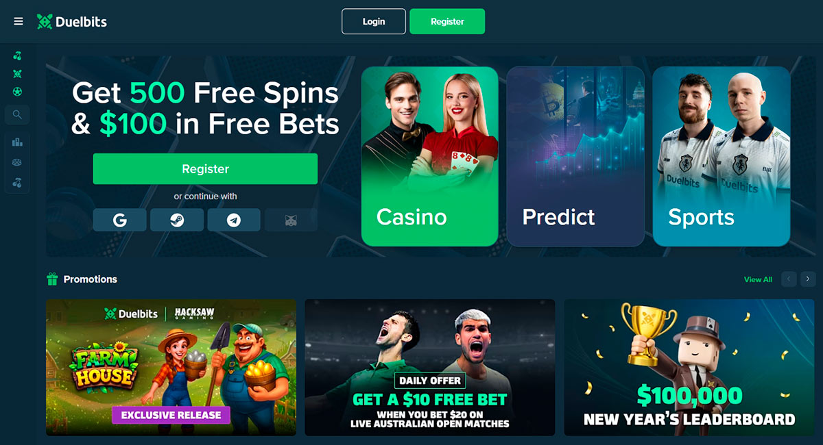Duelbits website