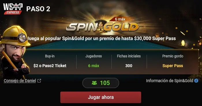 Paso 2 Wsop Express Gg Poker