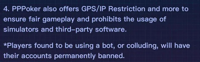 PPPoker new term banning poker software