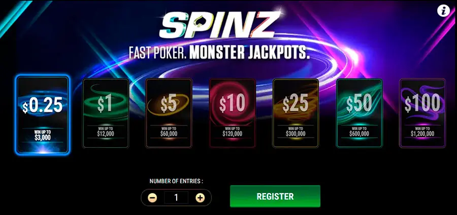 Pokerking Spinz Lobby