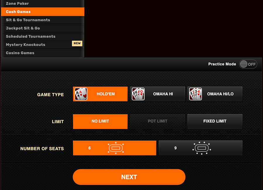 Ignition Poker Games and traffic