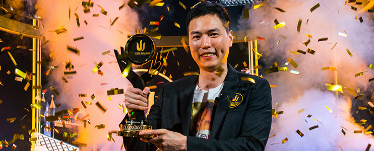 Aaron Zang Win Triton Million for Charity