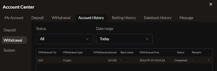 Titi Poker Withdrawal Hystory Titi Poker Withdrawal Hystory