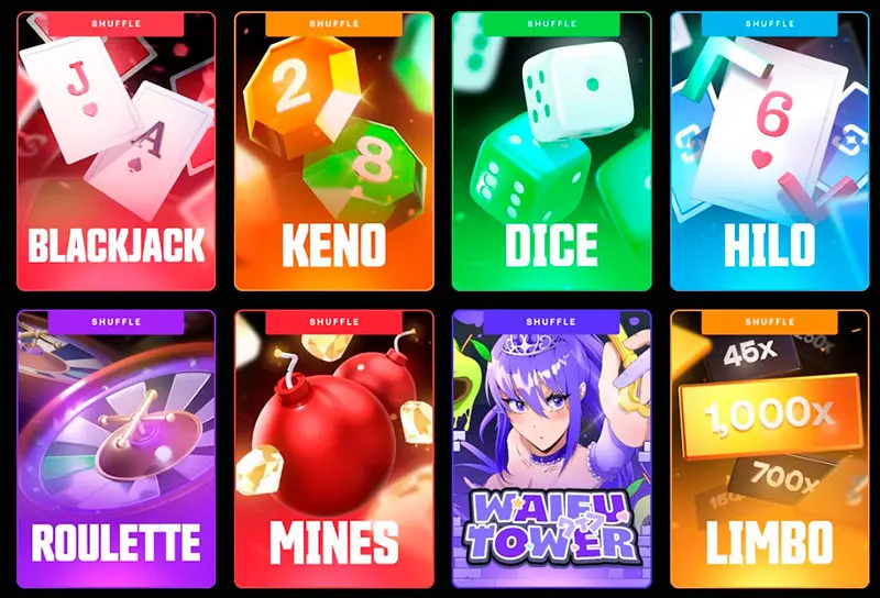 Shuffle Us Games