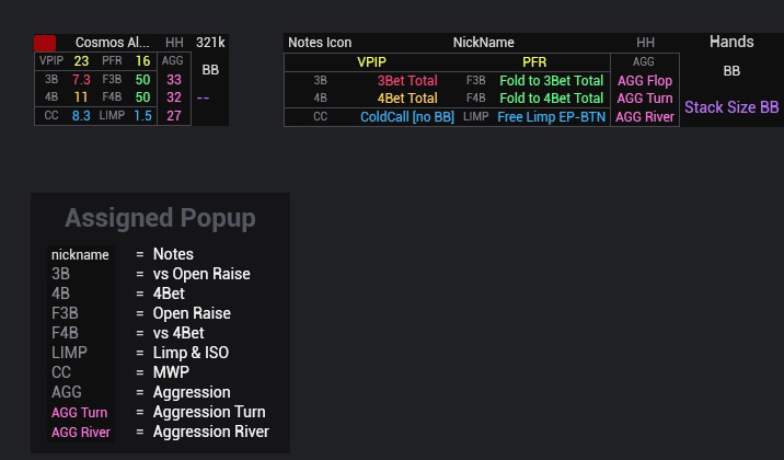 Cosmos Cash Hud Begin Info