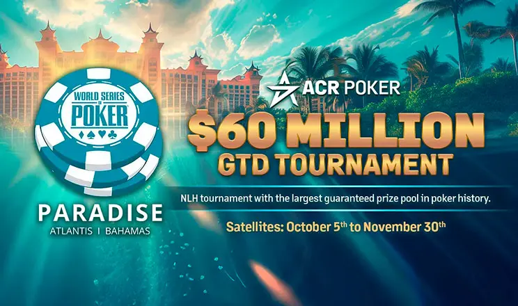Wsop Paradise Super Main Event Packages Acr Poker