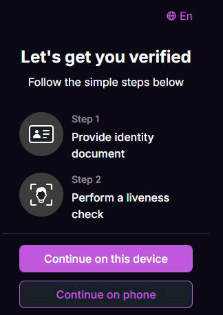Phenom Poker Verificação de conta