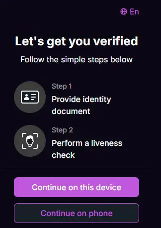 Phenom Poker Verificação de conta