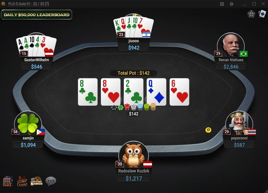 Ggpoker Plo5 Table