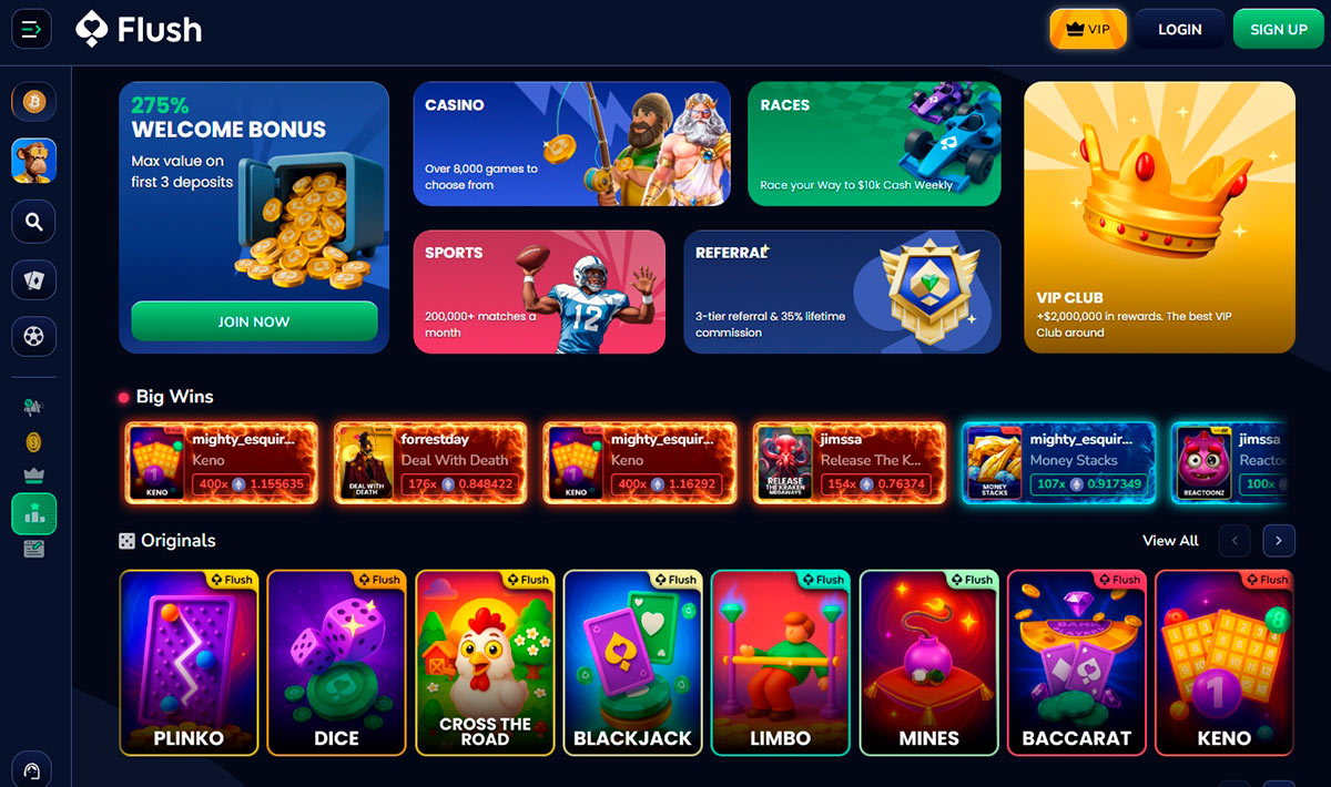 Flush Casino Site
