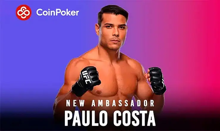 Paulo Costa New Ambassador Coin Poker