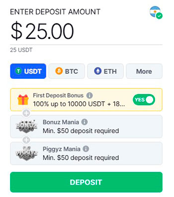 Deposit to the Bit Starz Account (1)