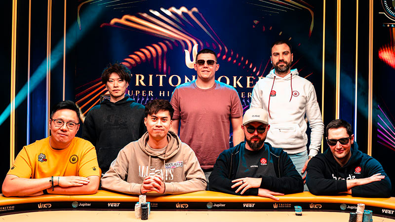 Финальный стол Triton SHRS Jeju 2026 7 Handed 125 K Final Table