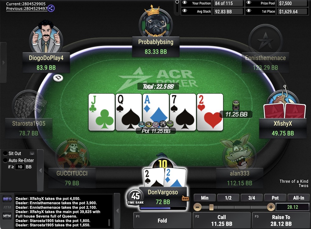 Boski Daily Double Set of Twos on the River