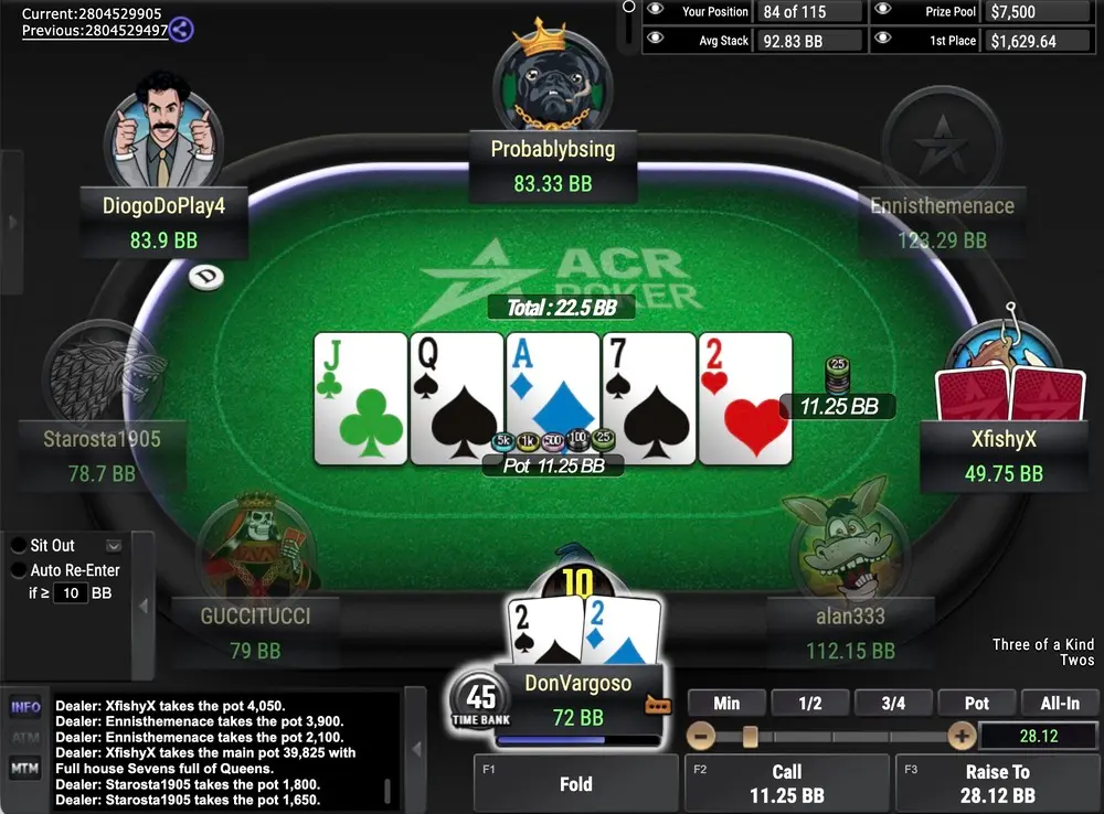 Boski Daily Double Set of Twos on the River