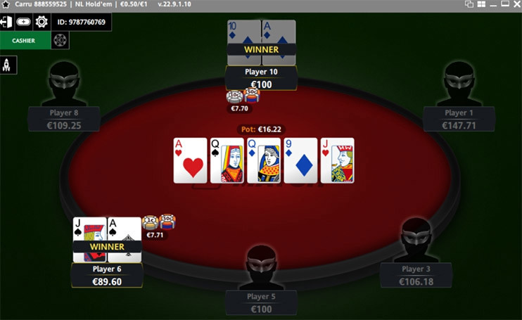 Poker Match Cash Table En