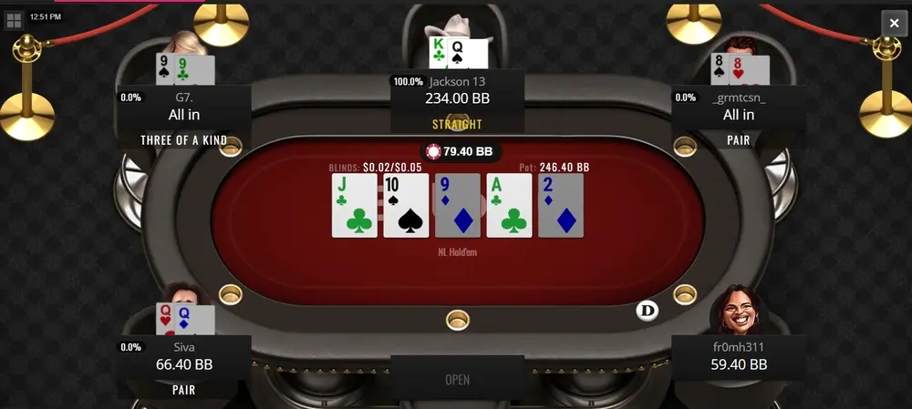 Betplay Poker Nlh Table