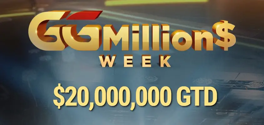 GGMillions Week com $20M GTD no GGPoker