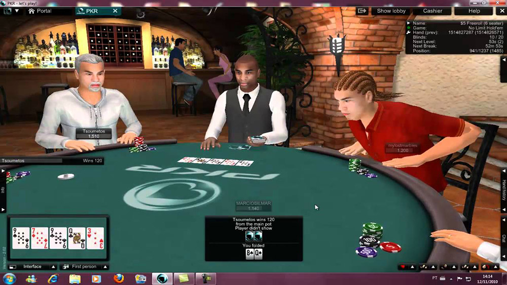 Pkr Poker 3D Table En