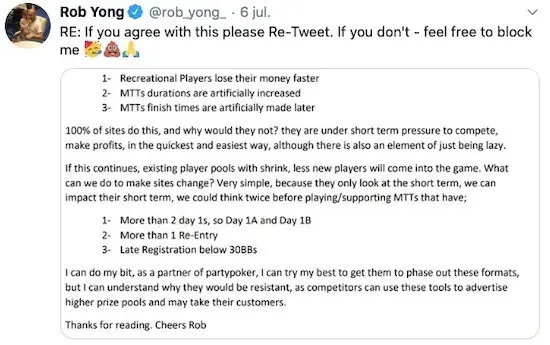 Rob Yong vs. Reentries