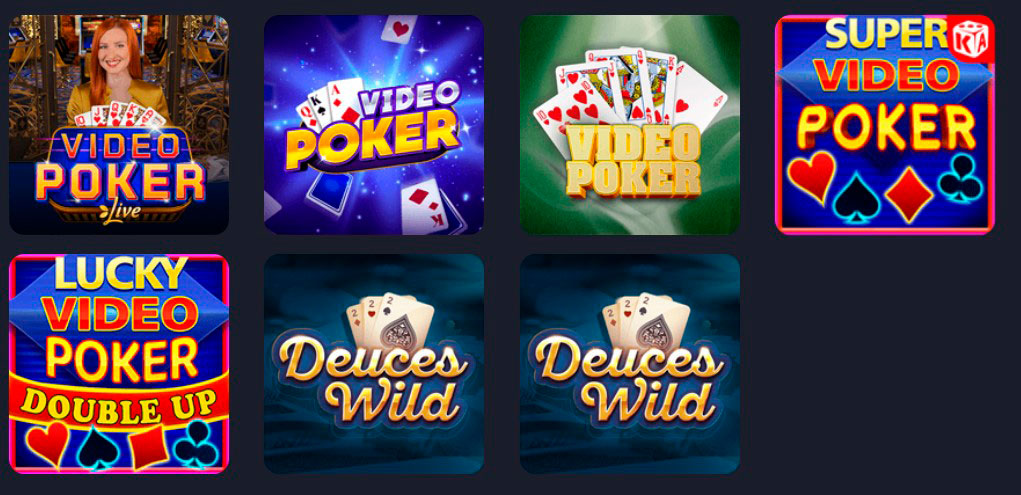 Video Poker games