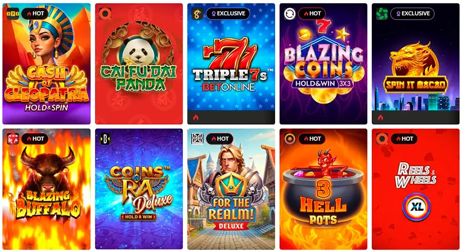 Betonline Casino Games