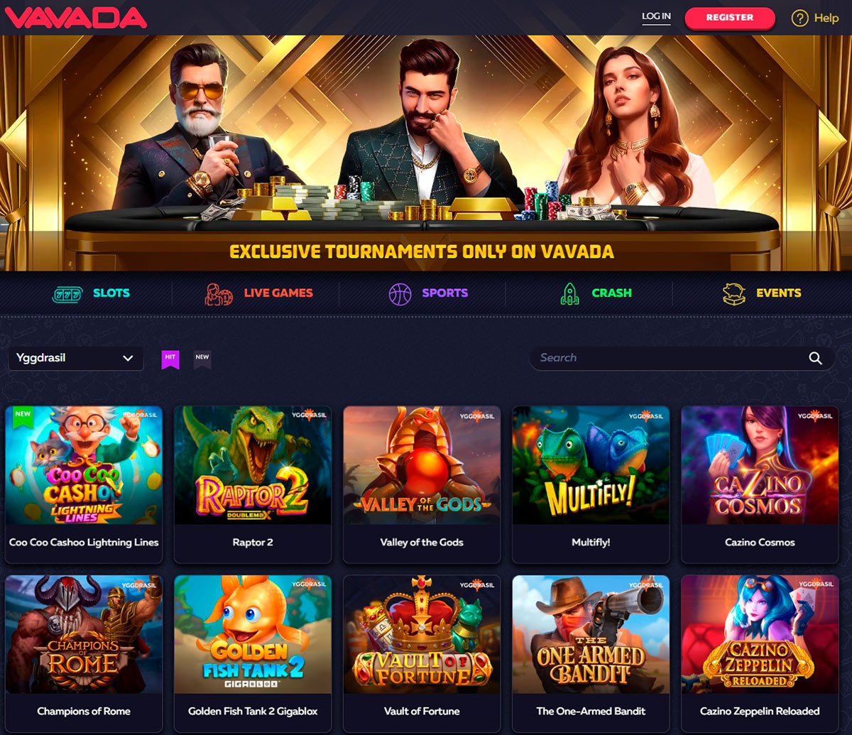 Vavada Casino Site