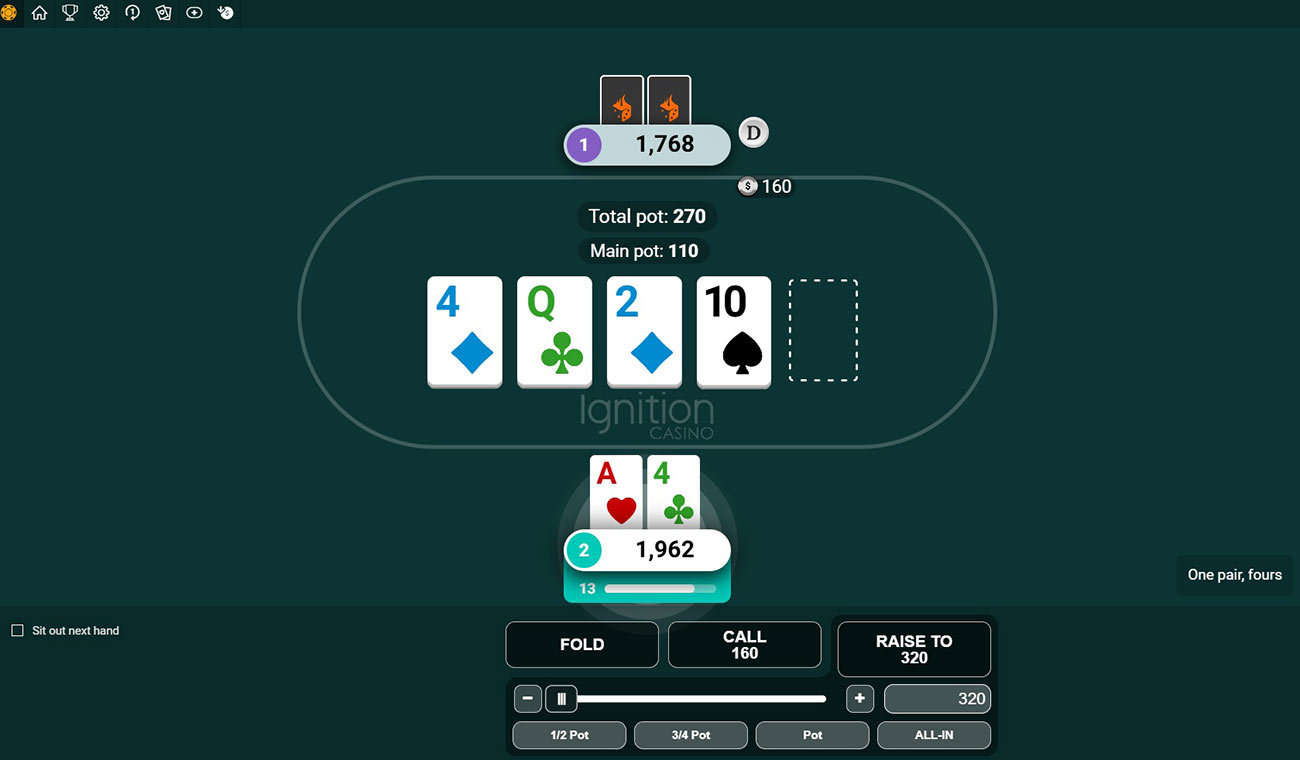 Ignition Poker Hu Sn G