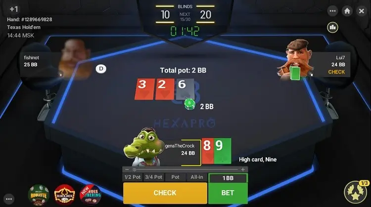 Unibet Poker Hexapro