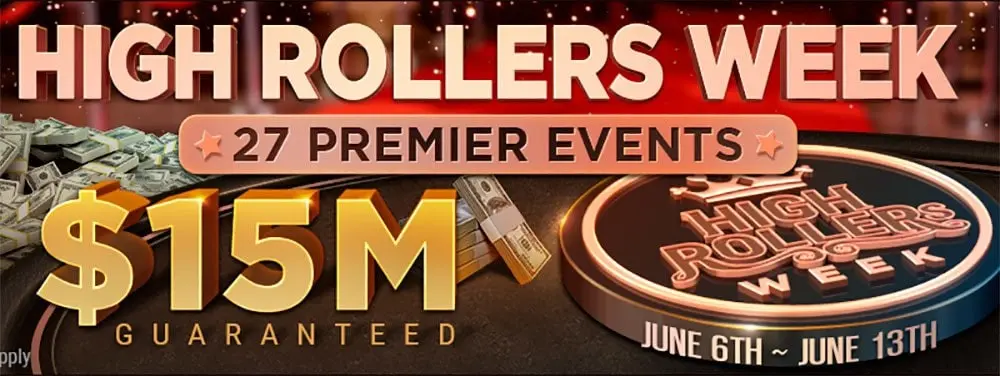 High Rollers Week: $15,000,000 garantizados en GGPoker