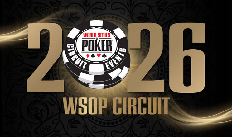 World Series of Poker Circuit Schedule First Portion 2026 Season
