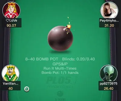 Mesa Bomb Pot PPPoker