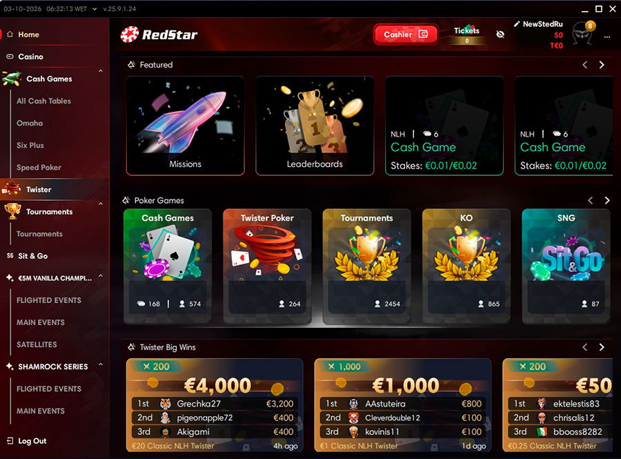 Red Star Poker New App