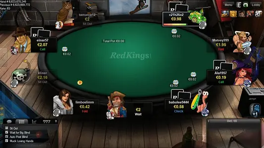 Redkings Poker 9 Max Table En